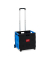 Einkaufstrolley 10027691_45, bis 35kg, 60 Liter, außen 46x37x39cm, Kunststoff, Aluminium, Gummi, schwarz/blau