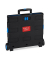 Einkaufstrolley 10027691_45, max. BeLiterastbarkeit bis ca. 35kg # Schloss, außen 46x37x39cm, Kunststoff, Aluminium, Gummi schwa