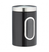 Vorratsdose 17,0 cm hoch schwarz