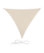 relaxdays Sonnensegel dreieckig beige 4,0 x 4,0 m