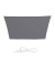 relaxdays Sonnensegel Trapez grau 2,0 x 3,0/4,0 m