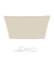 relaxdays Sonnensegel Trapez beige 4,0 x 3,0/5,5 m