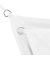 relaxdays Sonnensegel Trapez weiß 4,0 x 3,0/5,5 m