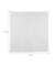 relaxdays Sonnensegel quadratisch weiß 4,0 x 4,0 m