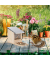 relaxdays Eichhörnchen-Futterhaus braun 12,0 x 25,0 x 18,0 cm