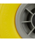 relaxdays Sackkarrenräder luftbereift gelb, grau Kunststoff Felgen, Achse 2,5 cm