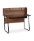 Sekretär ohne 10026054_955, 109cm (H), 120x60cm (BxT), rechteckig, braun / schwarz