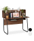 Sekretär ohne 10026054_955, 109cm (H), 120x60cm (BxT), rechteckig, braun / schwarz