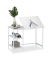Schreibtischkombination 10026046_954, 75cm (H), 110x55cm (BxT), rechteckig, weiß / weiß