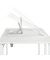 Schreibtischkombination 10026046_954, 75cm (H), 110x55cm (BxT), rechteckig, weiß / weiß