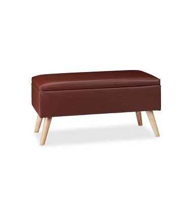 relaxdays Sitztruhe 10025734_93 braun Holz 80,0 cm