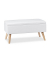 relaxdays Sitztruhe 10025734_49 weiß Holz 80,0 cm