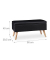 relaxdays Sitztruhe 10025734_46 schwarz Holz 80,0 cm