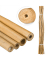 relaxdays Bambusstäbe Holz braun rund 150,0 cm