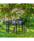 relaxdays Welpenauslauf Größe XL schwarz 76,5 x 235,0 x 100,0 cm
