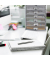 relaxdays Schubladenbox  silber DIN A4 mit 10 Schubladen