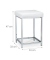 Hocker 10024633_49, weiß, bis 100kg