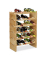 relaxdays Weinregal braun 60,0 x 28,5 x 86,0 cm