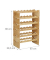 relaxdays Weinregal braun 60,0 x 28,5 x 86,0 cm