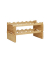 relaxdays Weinregal braun 60,0 x 28,5 x 30,0 cm