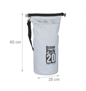 relaxdays Dry Bag Ocean Pack LKW-Plane grau