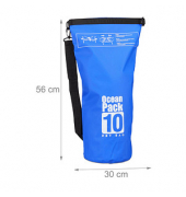 relaxdays Dry Bag Ocean Pack LKW-Plane blau