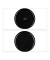 relaxdays Balance-Kissen schwarz