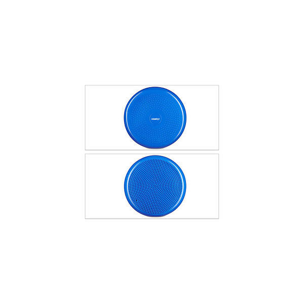 4052025952747 - Relaxdays - Balance Kissen max Gewicht 140 kg Balance Pad mit Luftpumpe Ballsitzkissen m Noppen Fitnesskissen blau 4052025952747 - Relaxdays - Balance Kissen max Gewicht 140 kg Balance Pad mit Luftpumpe Ballsitzkissen m Noppen Fitnesskissen blau