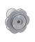 relaxdays Schreibtisch-Organizer silber Metall 7 Fächer 17,5 x 16,5 x 11,0 cm