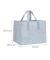 relaxdays Kaminholztasche 50,0 l hellgrau 43,0 x 36,5 x 34,5 cm