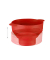 relaxdays Popcornmaker für Mikrowelle 14,5 cm hoch rot