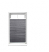 Plissee grau 80,0 x 130,0 cm