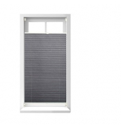 Plissee grau 90,0 x 210,0 cm
