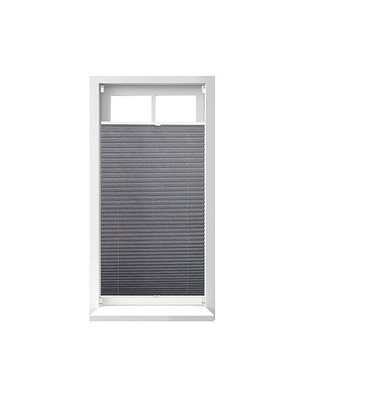 relaxdays Plissee grau 90,0 x 210,0 cm