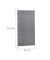 relaxdays Plissee grau 90,0 x 210,0 cm