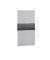 relaxdays Plissee grau 90,0 x 210,0 cm