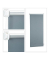 relaxdays Rollo grau 80,0 x 165,0 cm