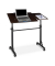 relaxdays PC-Tisch höhenverstellbar dunkelbraun 100,0 x 50,0 x 80,0 - 110,0 cm