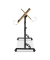 Computertisch 10020807_48, höhenverstellbar 80-110cm (H), 100x50cm (BxT), eiche / schwarz