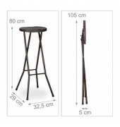 Hocker 10020763_93 BASTIAN, braun, bis 120kg