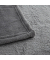 relaxdays Kuscheldecke grau 200,0 x 200,0 cm