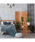 relaxdays Blumenregal Holz hellbraun rechteckig 81,0 x 125,0 cm
