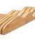 relaxdays XL Messer-Schubladeneinsatz braun