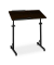 Computertisch 10020541_46, höhenverstellbar 75-110cm (H), 80x50cm (BxT), Ebenholz / schwarz