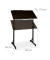 Computertisch 10020541_46, höhenverstellbar 75-110cm (H), 80x50cm (BxT), Ebenholz / schwarz