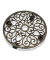 relaxdays Pflanzenroller Metall bronze rund 7,5 cm