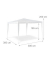 relaxdays Pavillon