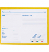 Patienten-Dokumentationsmappe Professional-Line DIN A4 quer gelb