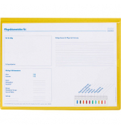 BOI DOKUTECH Patienten-Dokumentationsmappe Professional-Line DIN A4 quer gelb