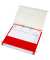 BOI DOKUTECH Patienten-Dokumentations-Hängemappe 2-Ringe Click 2 Stationär rot Boden: 2,5 cm